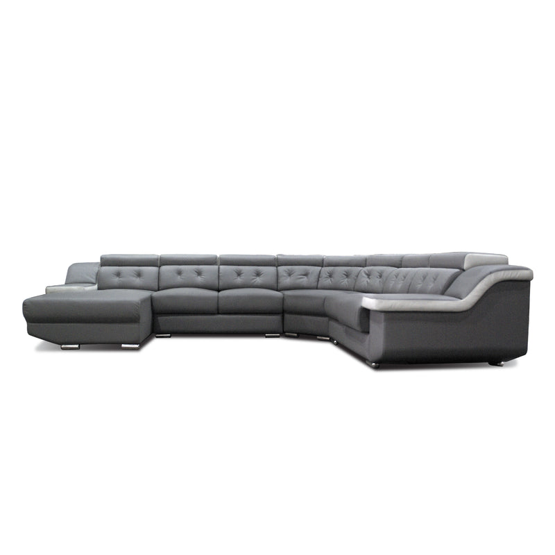 Gray sectional sofa