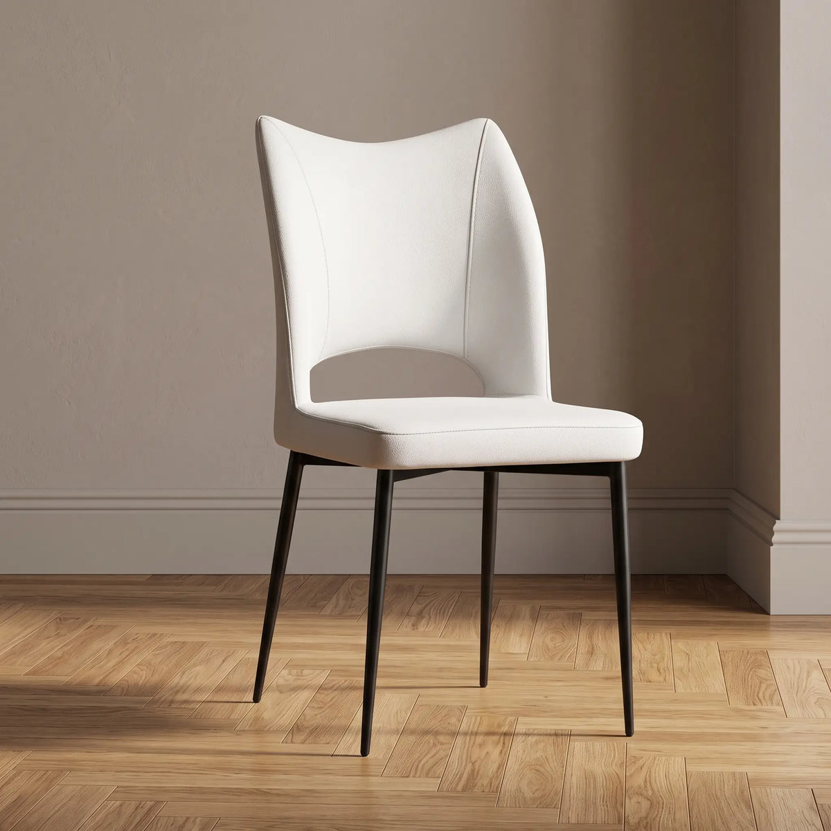 Alabaster Crescent Dining Chair