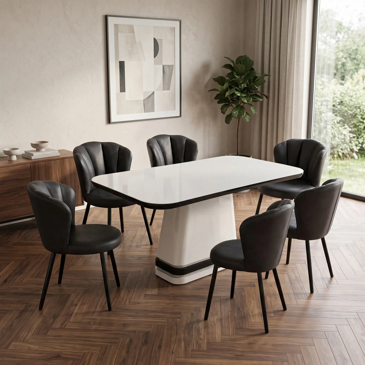 Axel 5.3FT Dining Set