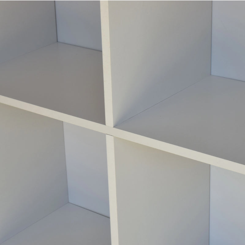 Gray cube with white edges on a light gray background