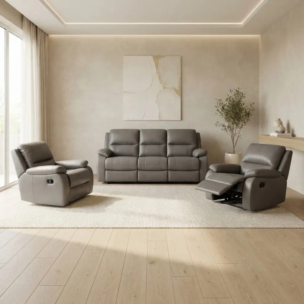 Elle Pro-Series 1+2+3 Recliner Sofa Set