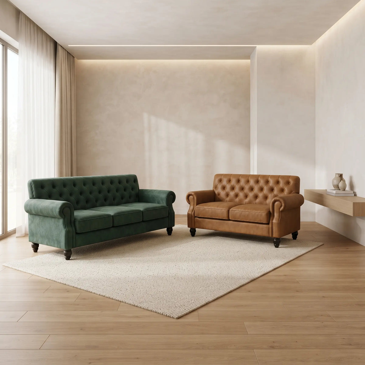 Hamilton Majestic Velvet 1+2+3 Seater Sofa Set