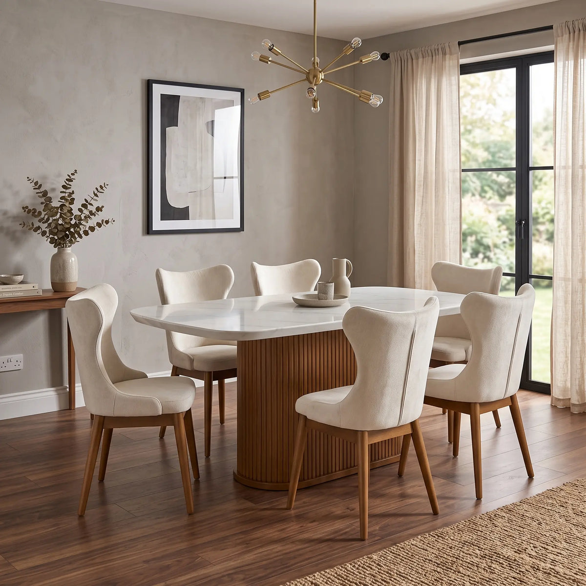 Karl 6'FT Dining Set