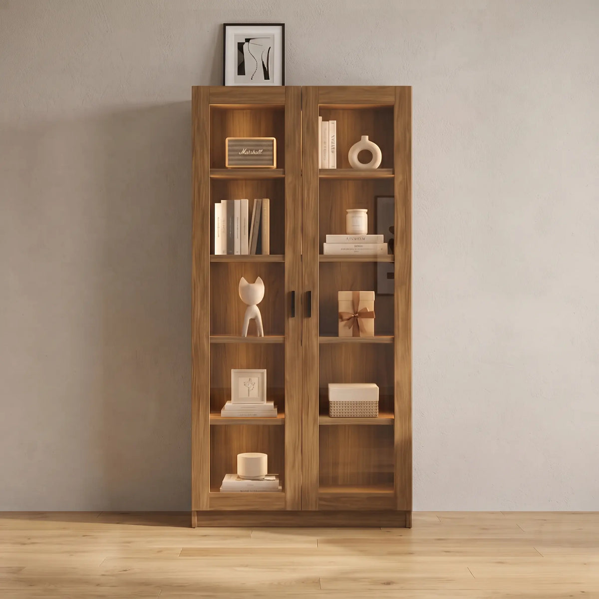 Ludo 2 Door Display Cabinet