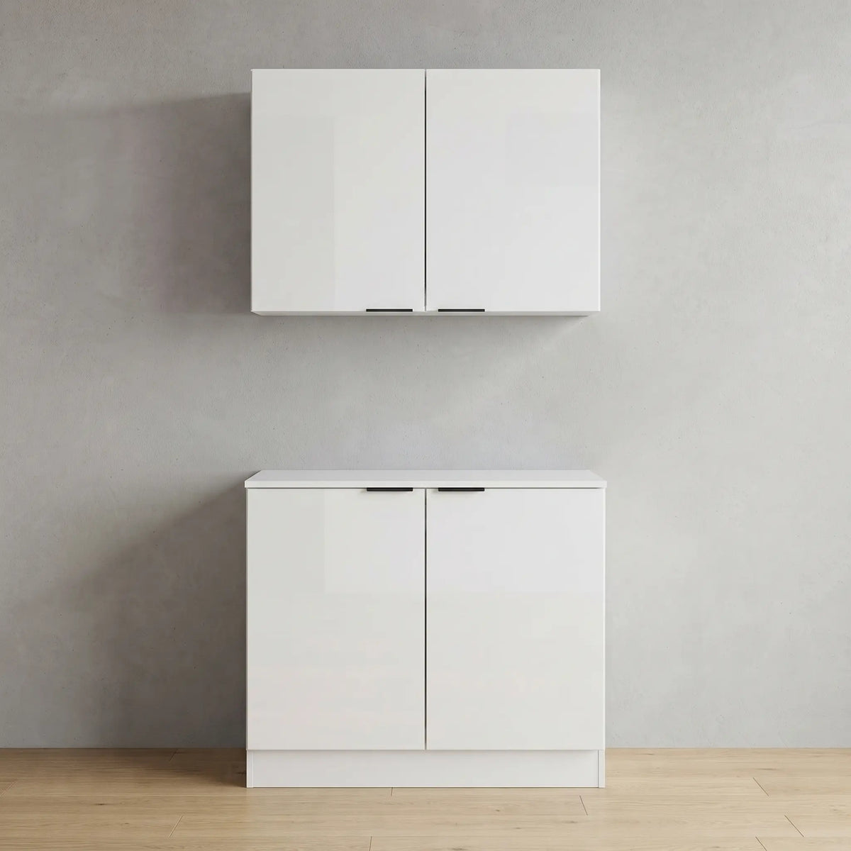 Morris Highgloss Kitchen Cabinet