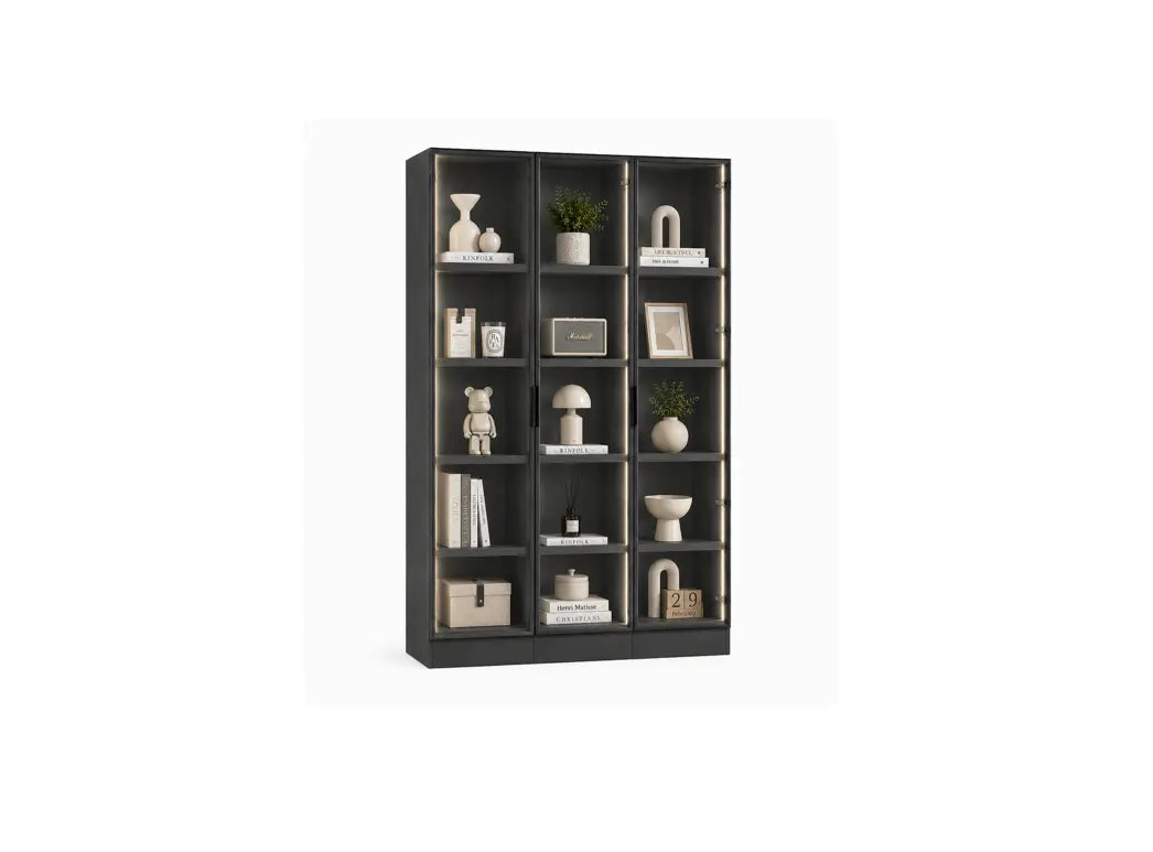 Oslin 3 Door Display Cabinet