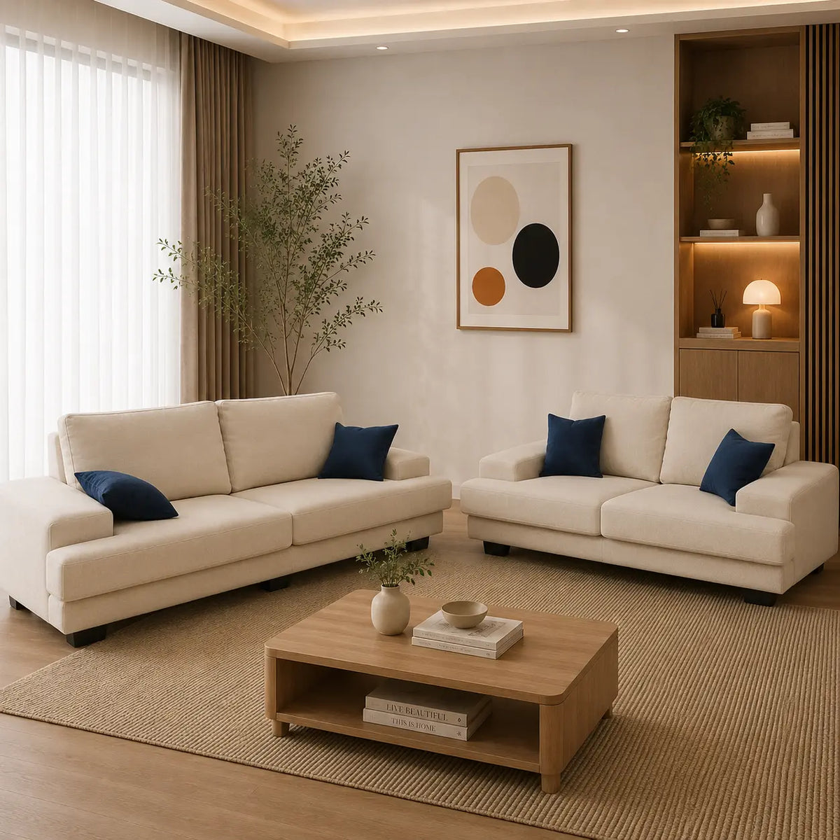 Roche 1-2-3 Seater Modular Sofa Set