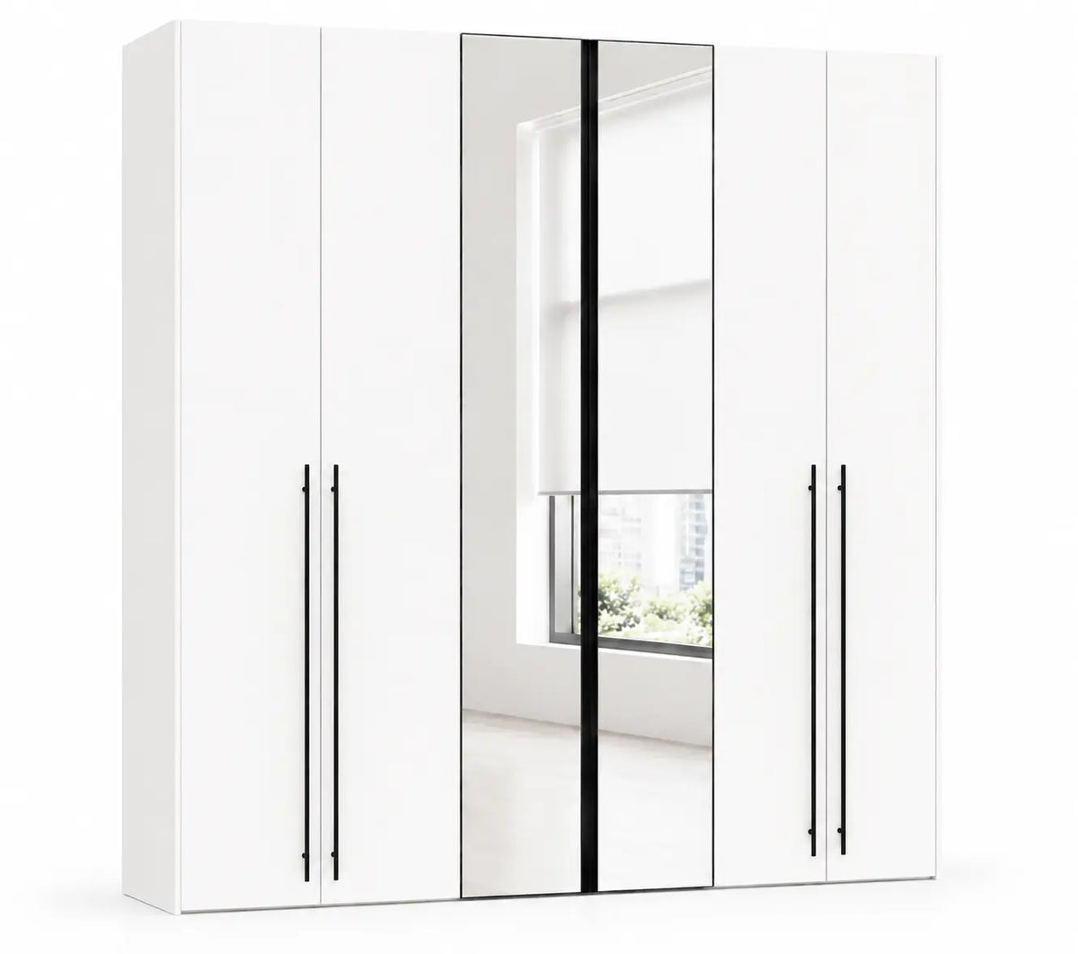 Rowan Centric Wardrobe White - TD Furniture