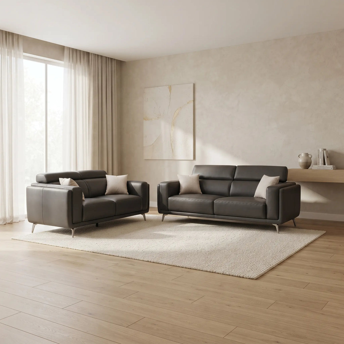 Skyler 1+2+3 Seater Heavy-Duty Modern Sofa Set