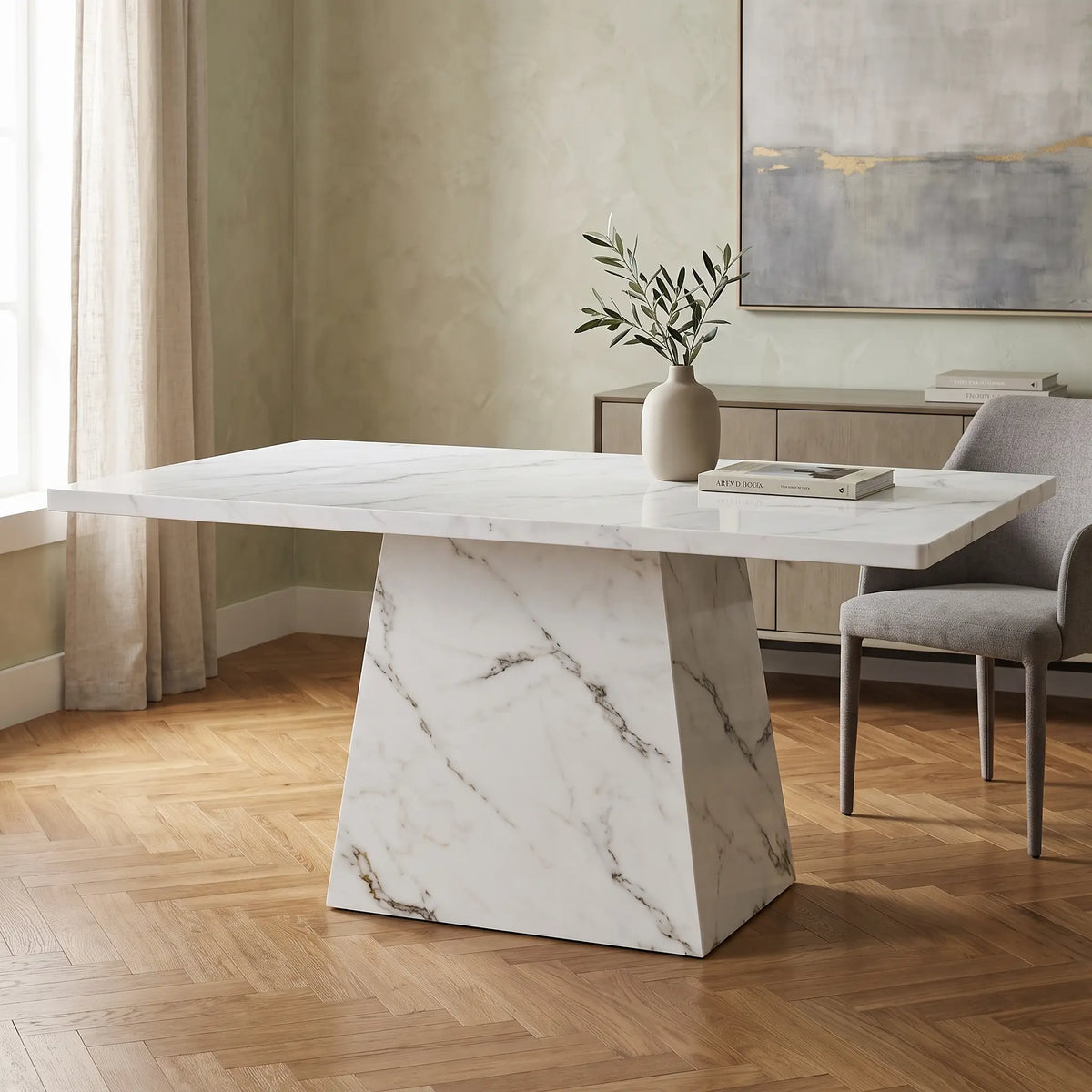 Treva Marble Dining Table