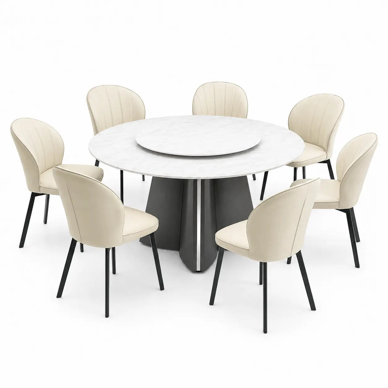 Violet Marble Dining Set