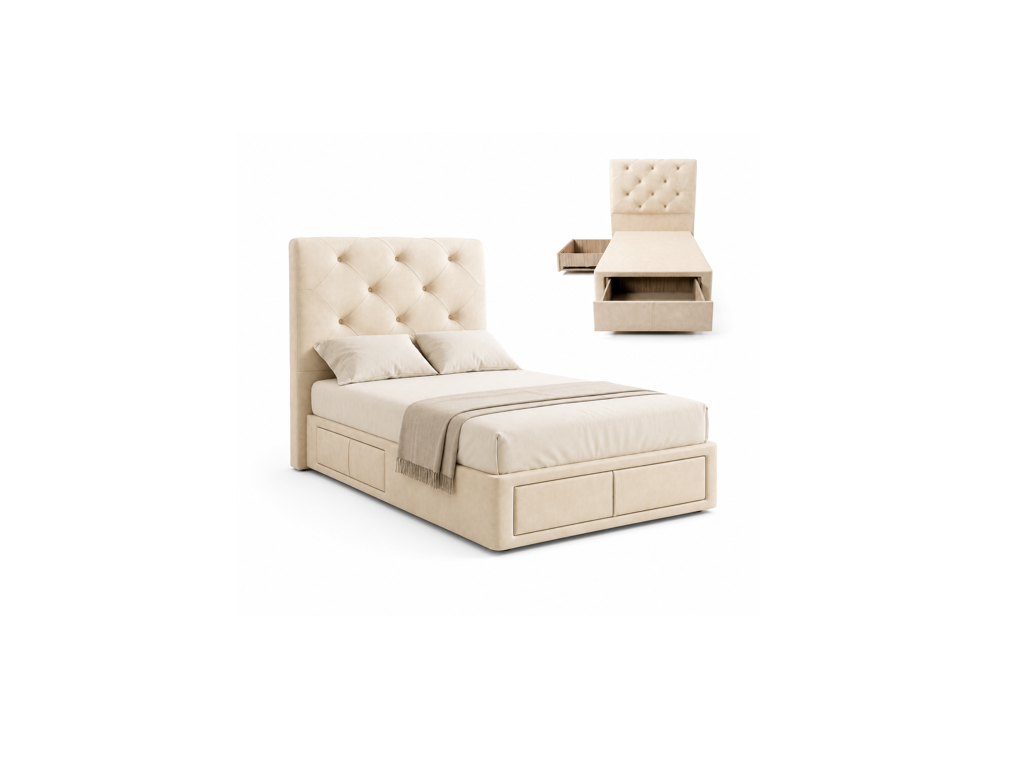 Hawaii Single Bed Frame Divan