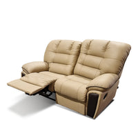 Beige reclining sofa 