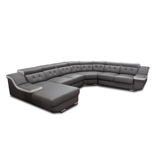 Gray sectional sofa