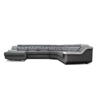 Gray sectional sofa