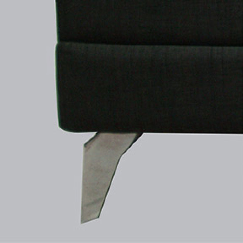 Black Sofa with metal leg