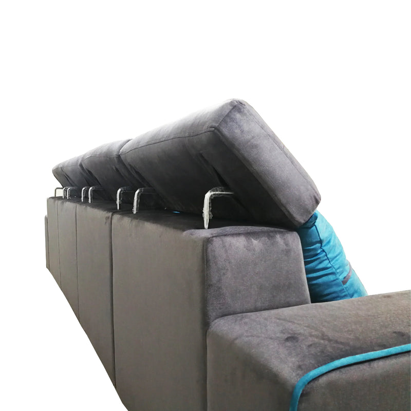 Moodie Luxe Adjustable L Shape Sofa