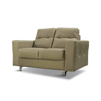 Beige sofa on a white background