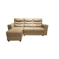 Beige sectional sofa