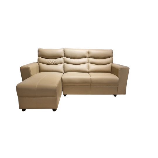 Beige sectional sofa