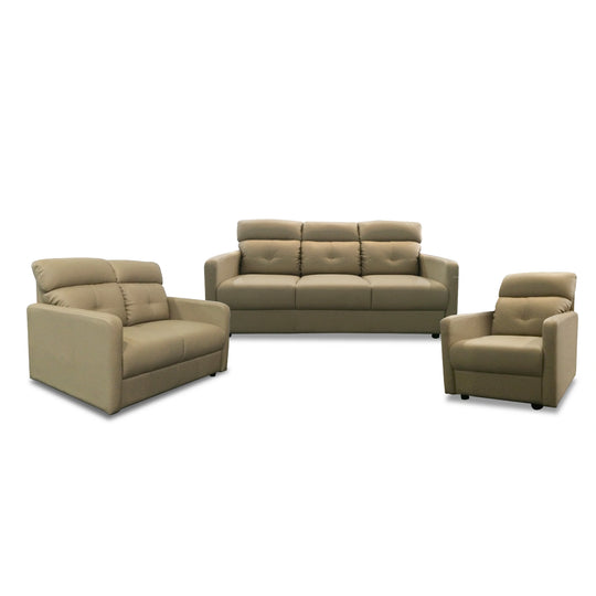 Beige sofa set 