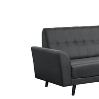Gray sofa on a white background