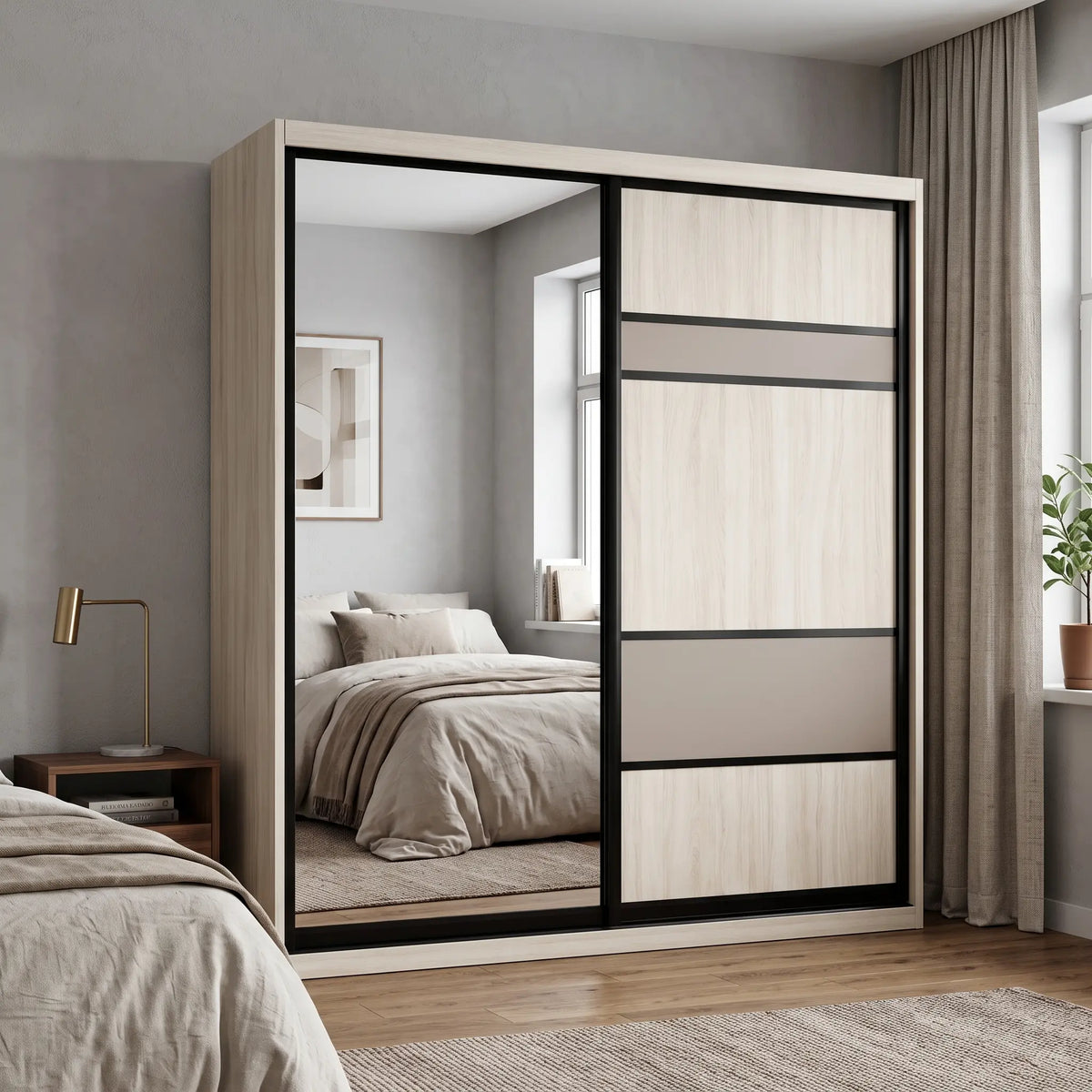 Lilo 2-Door Sliding Wardrobe