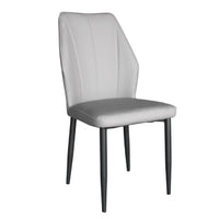 Gray chair on a white background