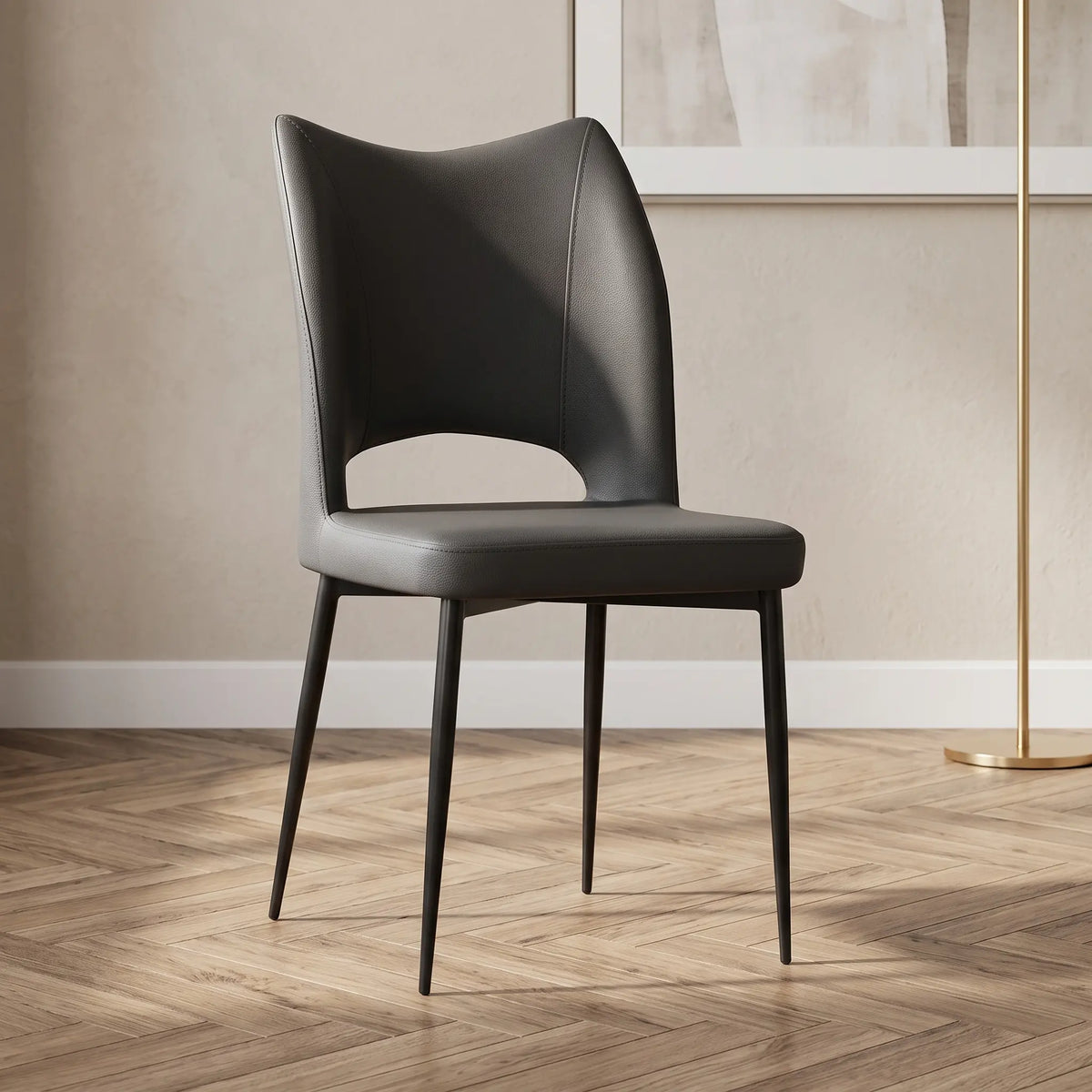 Alabaster Crescent Dining Chair