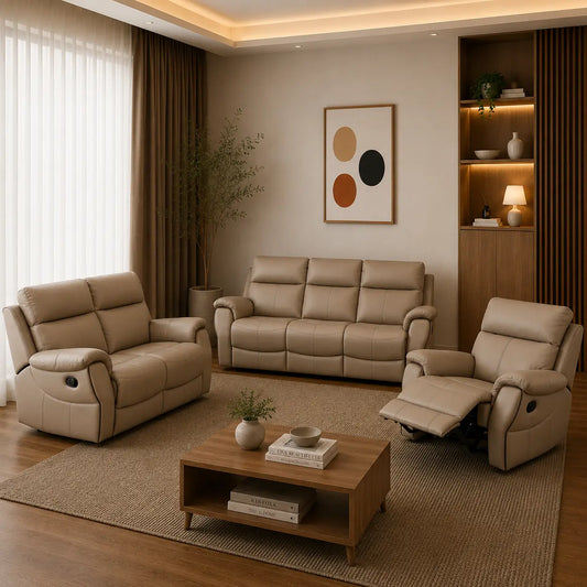 Alves Pro-Support 1+2+3 Recliner Sofa Set