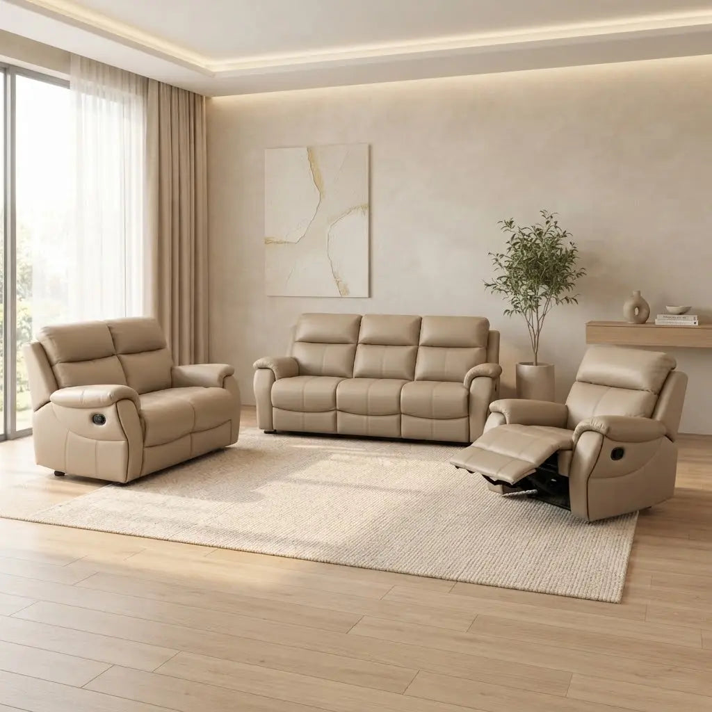Alves Pro-Support 1+2+3 Recliner Sofa Set