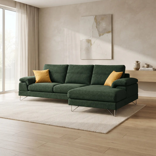 Amari Family-Comfort Washable L-Shape Sofa