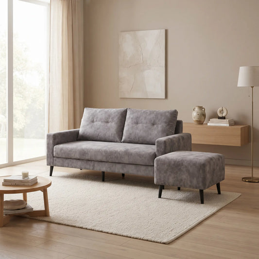 Ashley Luxe Wide-Seating L Shape Sofa