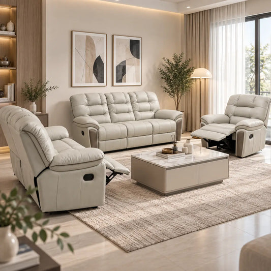 Aural 1+2+3 Seater Comfort-Pro Manual Recliner Set