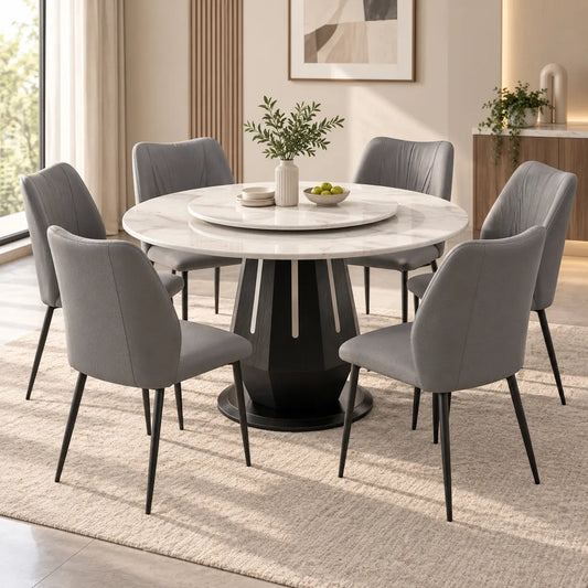 Bowie 4.5FT Marble Dining Set