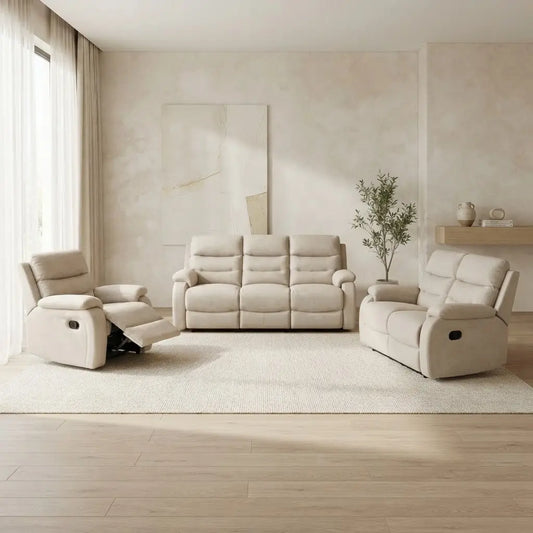 Calmera 1+2+3 Recliner Sofa Set