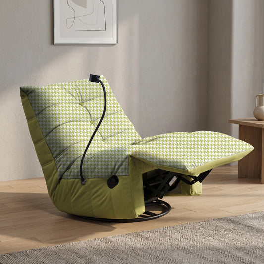 Caterpillar Rocking Recliner Sofa With Phone Holder