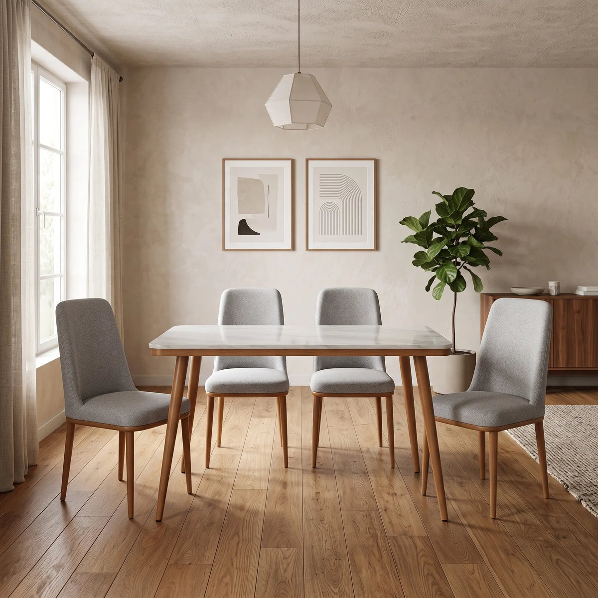 Cayyen 4'FT Dining Set