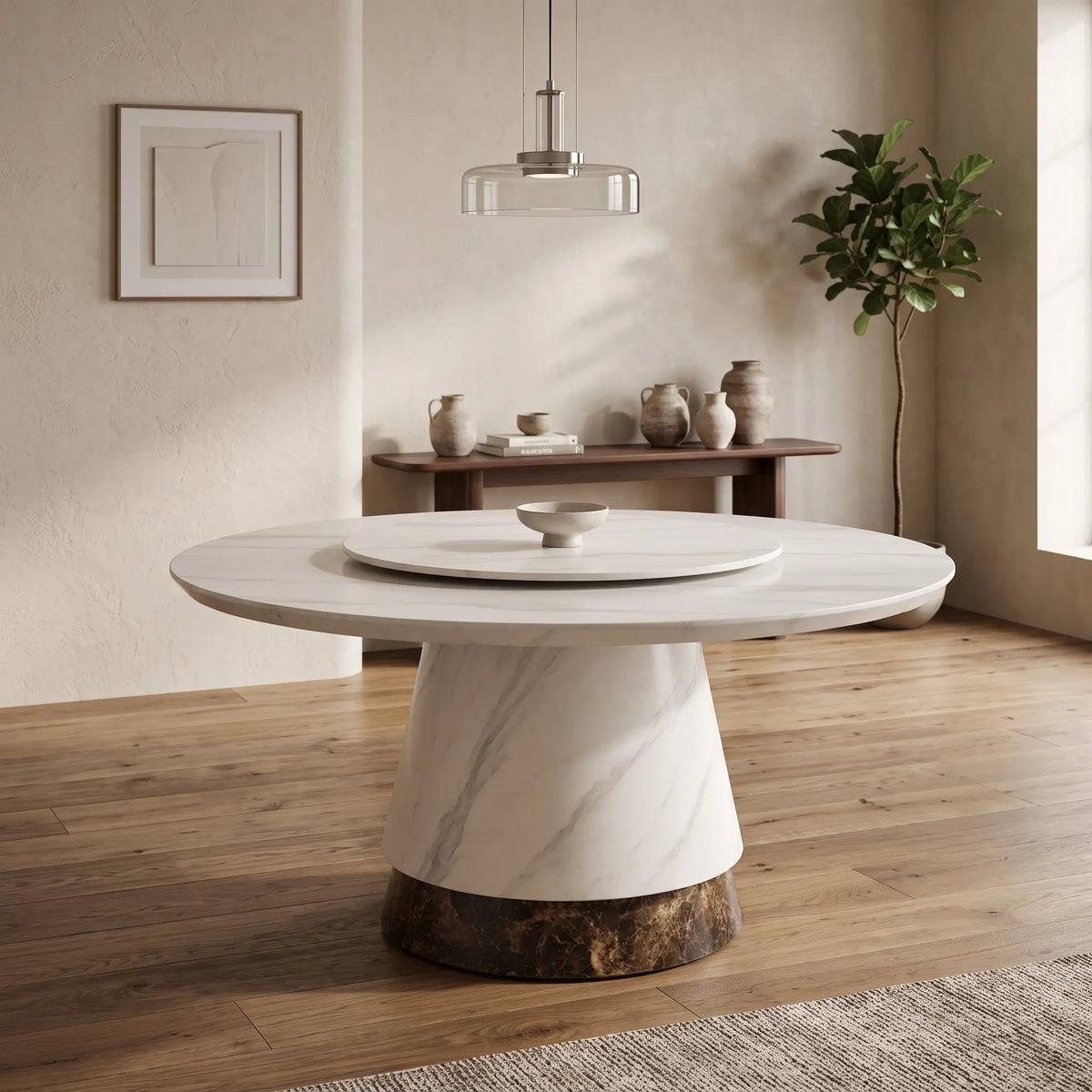 Crown Empress Marble Dining Table
