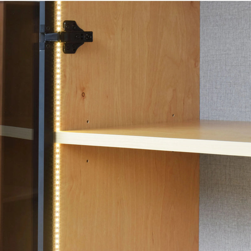 Oslin 3 Door Display Cabinet