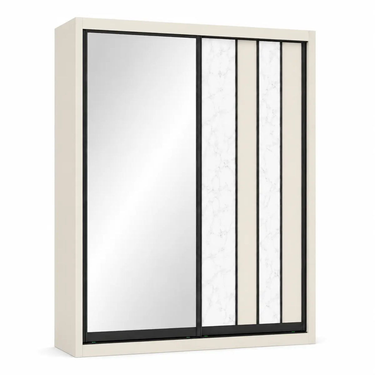 Dustin Wardrobe Olive Cherry - TD Furniture