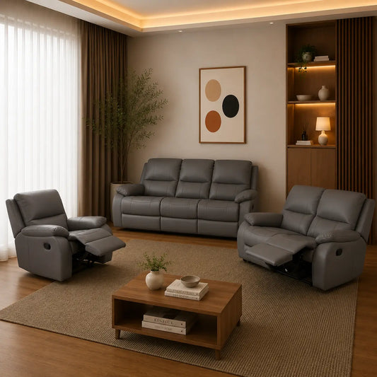 Elle Pro-Series 1+2+3 Recliner Sofa Set
