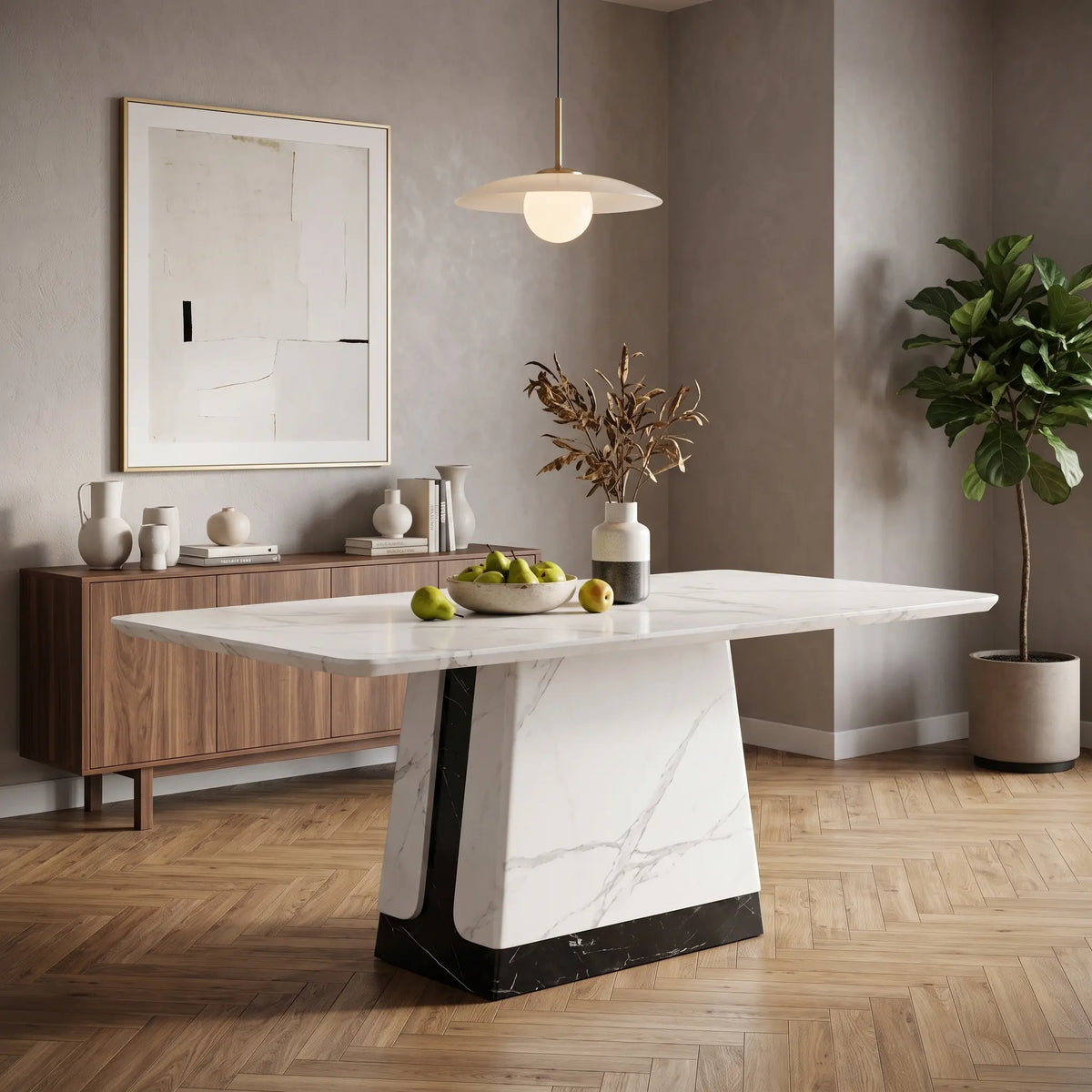 Elysian Vein Marble Dining Table