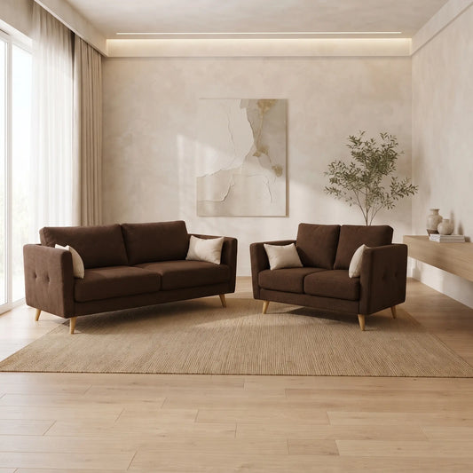 Evelyn Nordic Cloud 1+2+3 Seater Sofa Set