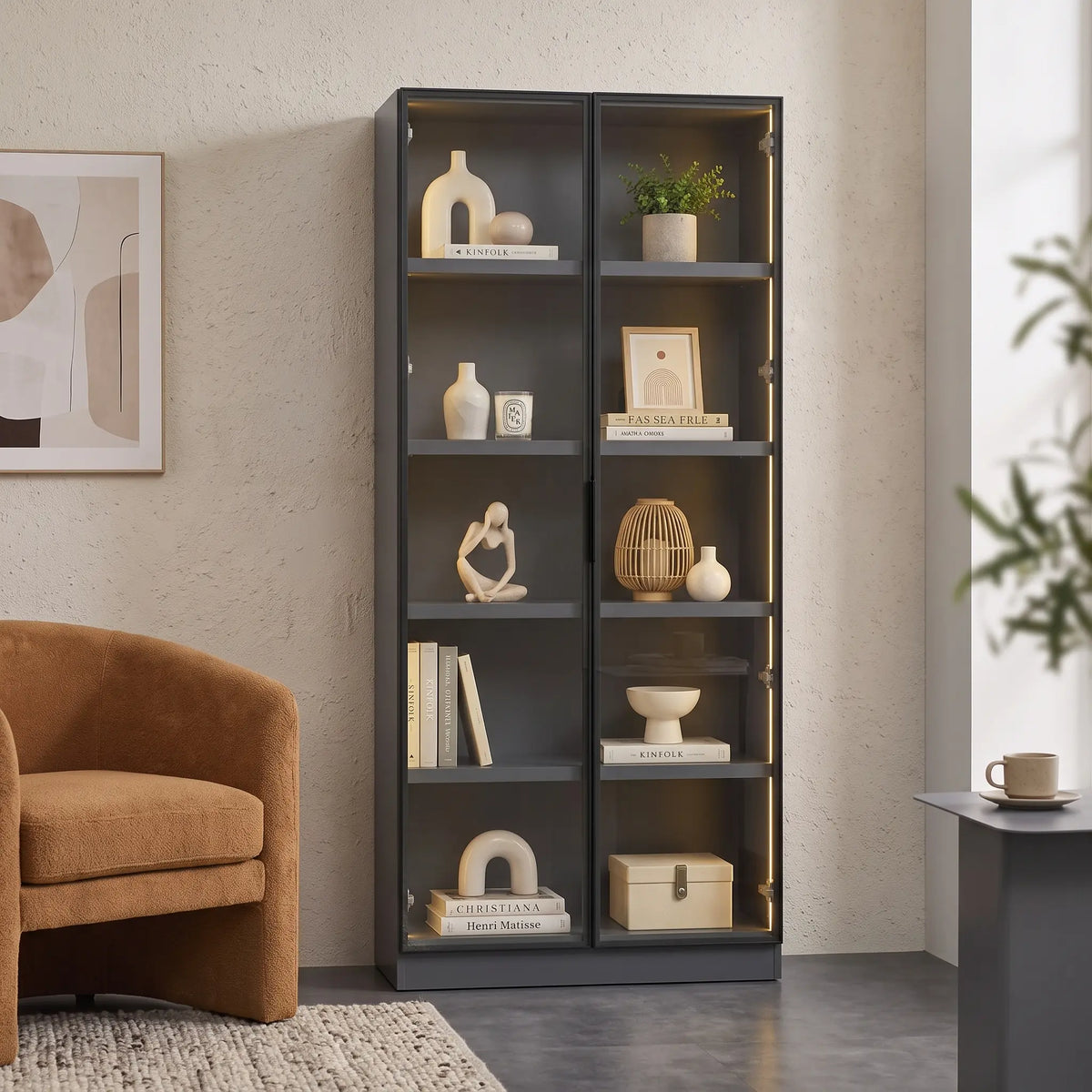 Oslin 2 Door Display Cabinet