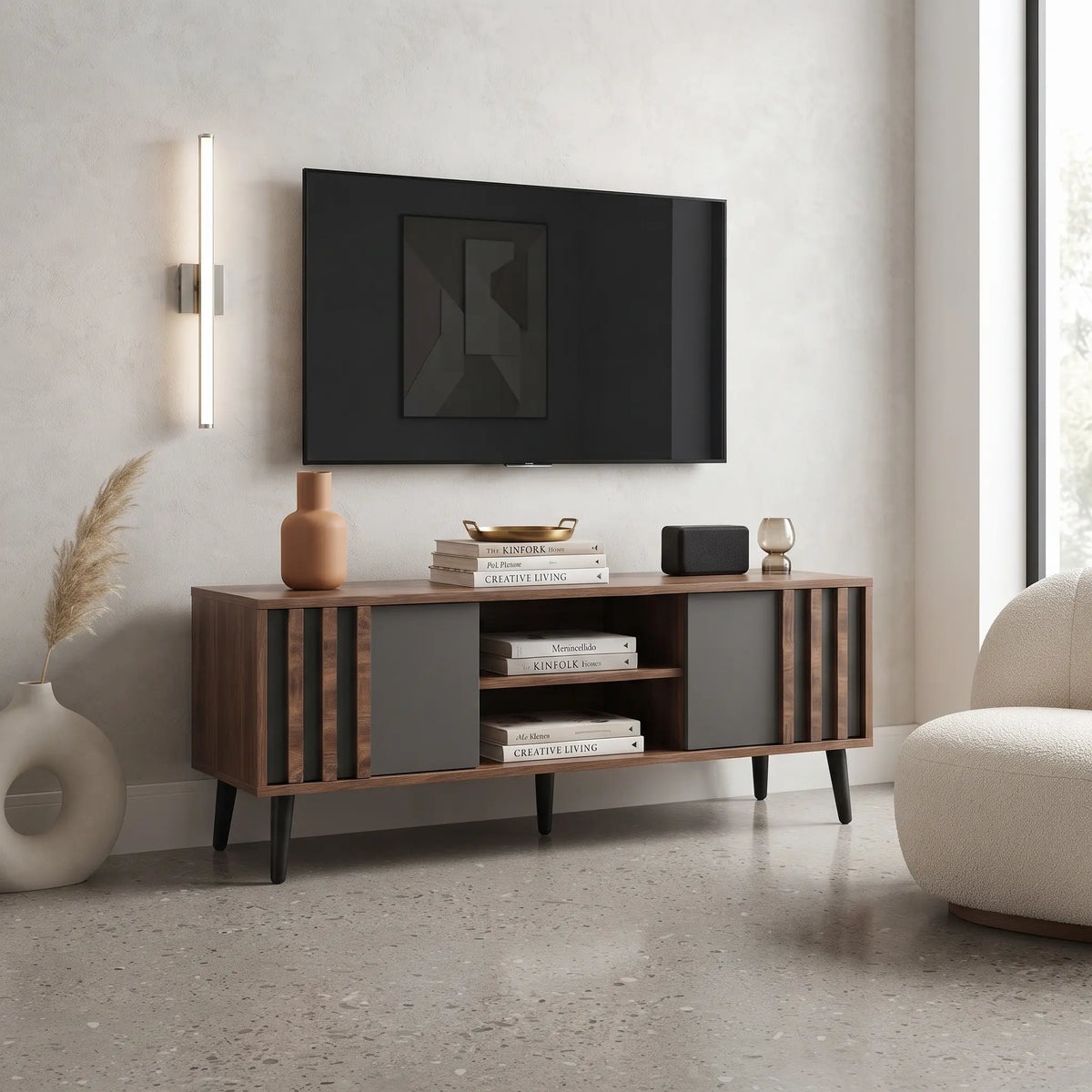 Halifax Dual-Tone 4'ft TV Cabinet