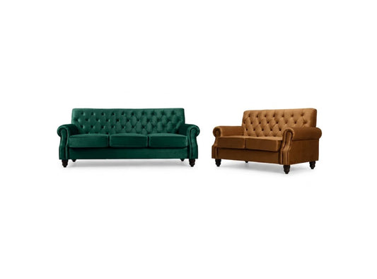 Hamilton majestic velvet 1+2+3 seater sofa set, TD Furniture Malaysia