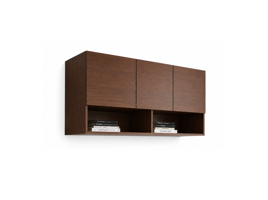 Hover Wall-Mounted Floating Study Table & Bookshelf Set