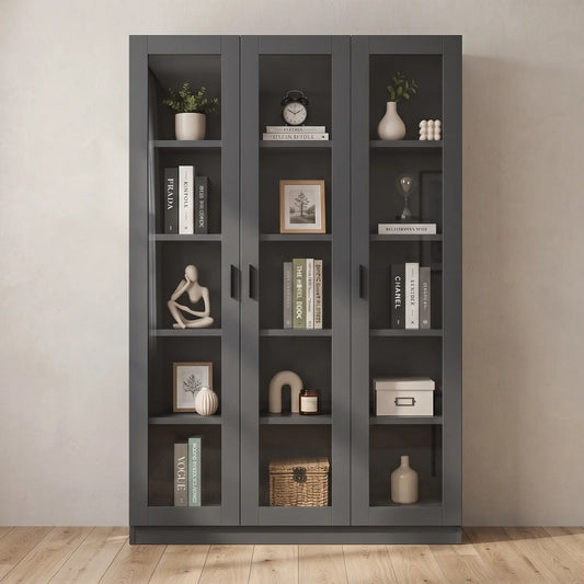 Hugo 3 Door Book Cabinet
