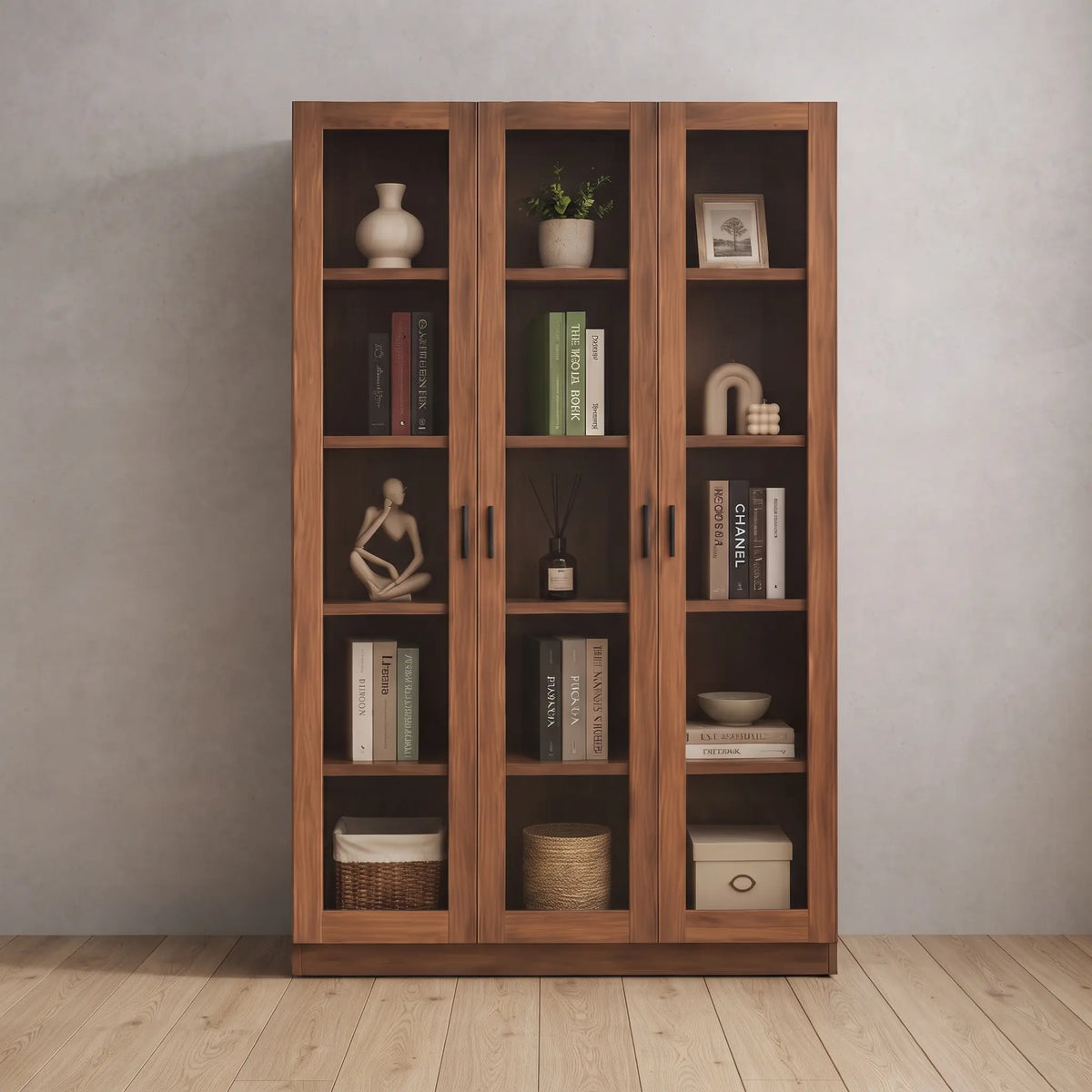 Hugo 3 Door Book Cabinet